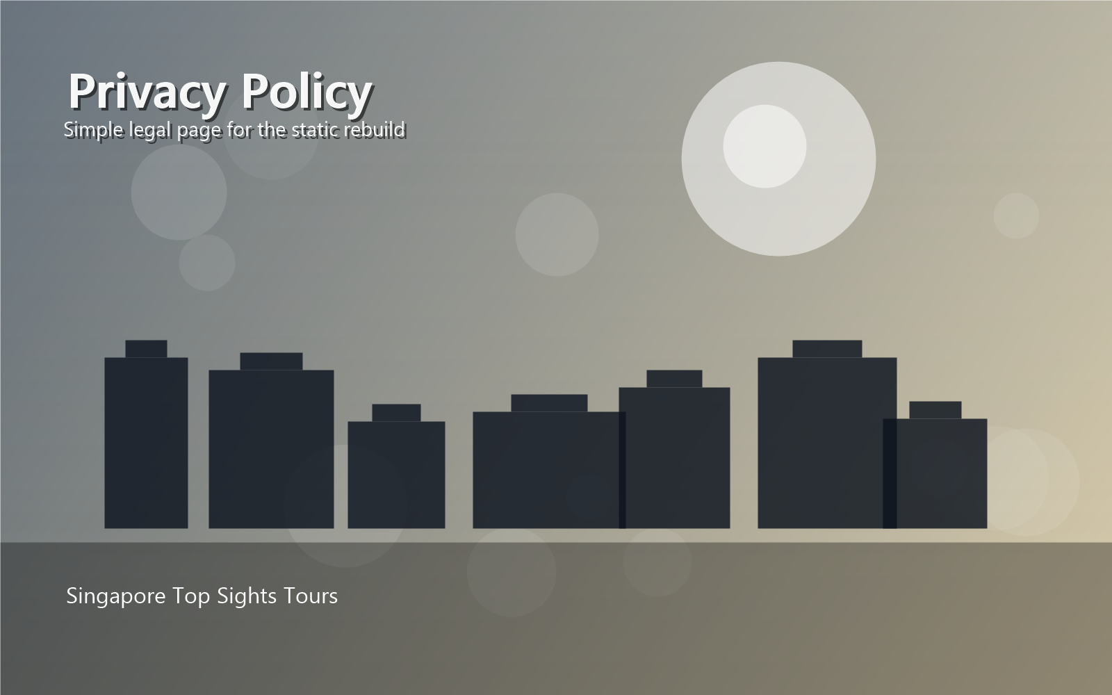 Privacy policy visual